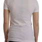 White #DGFamily Patch Top Cotton T-shirt