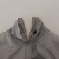 Gray See Through Turtleneck Pullover Sweater