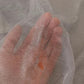 Gray See Through Turtleneck Pullover Sweater