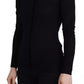 Black Crewneck Long Sleeves Pullover Sweater
