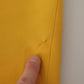 Yellow Viscose Sleeveless Sheath Midi Dress