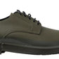 Green Leather Rubber Sole Dress Shoes