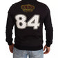 Black Cupid Print Hoodie Sweatshirt Sweater
