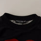 Black Cupid Print Hoodie Sweatshirt Sweater