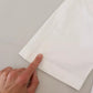 White Cotton Button Front Short Sleeve Shirt