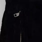 Black Cotton Skinny Jogger Sweatpants Pants