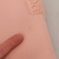 Pink Polyester Sweatpants Jogger Pants