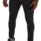 Gray Chevron Viscose Skinny Pants