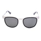 Gray Stainless Steel Sunglasses