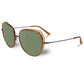 Gray Stainless Steel Sunglasses