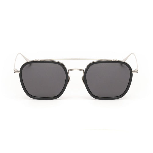 Gray Stainless Steel Sunglasses
