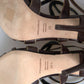 Brown Ankle Strap Stiletto Heels Sandals Shoes