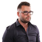 Gray Men Glasses Frame