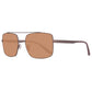 Brown Metal Sunglasses