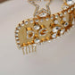 Gold Crystal Star STRASS Crown Logo Tiara Diadem