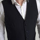 Black 3 Piece Single Breasted MARTINI Suit