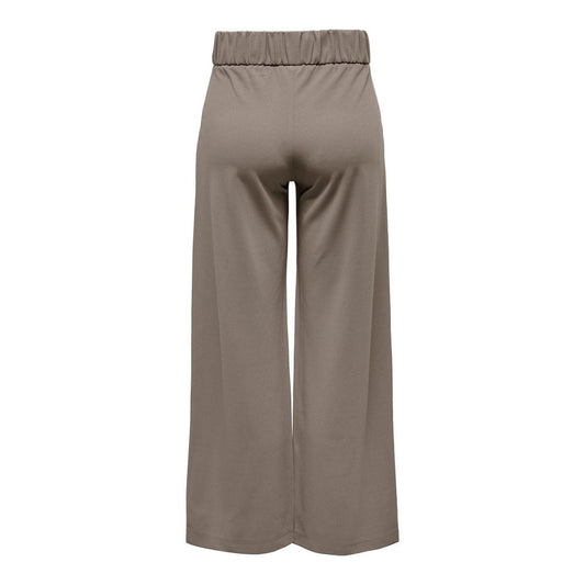 Brown Polyester Pant