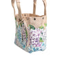 Multicolor Floral Canvas TANIA Top Handle Tote Bag