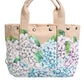 Multicolor Floral Canvas TANIA Top Handle Tote Bag
