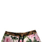 Multicolor Floral Cotton Men Bermuda Shorts