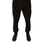 Black Cotton Jogger Men Sweatpants Pants