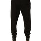 Black Cotton Jogger Men Sweatpants Pants