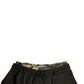 Black Camouflage Cotton Jogger Cargo Pants