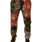 Multicolor Patchwork Men Dress Pants
