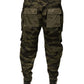Green Cotton Jogger Cargo Pants