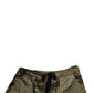 Green Cotton Jogger Cargo Pants
