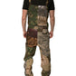 Multicolor Patchwork Camouflage Overall Pants