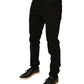 Black Logo Cotton Stretch Skinny Denim Jeans