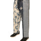 Multicolor Patchwork Cotton Straight Men Denim Jeans