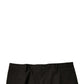 Black Cotton Men Cargo Casual Pants