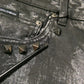 Gray Embellished Cotton Skinny Denim Jeans