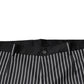 Black Stripes Skinny Dress Pants