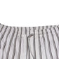 White Stripes Cotton Skinny Dress Pants