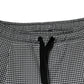 Black White Houndstooth Skinny Dress Pants