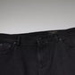 Black Logo Cotton Stretch Skinny Denim Jeans