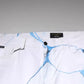White Blue Cotton Stretch Skinny Denim Jeans