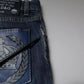 Blue DG Crown Logo Cotton Skinny Denim Jeans
