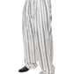 White Straight Formal Dress Pants