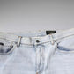 Light Blue Cotton Tattered Skinny Denim Jeans