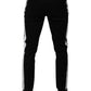 Black Crown White Lining Skinny Denim Jeans