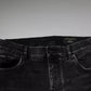 Black Cotton Stretch Skinny Men Denim Jeans