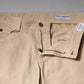 Beige Cotton Stretch Regular Men Denim Jeans