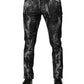 Multicolor Cotton Tie Dye Skinny Denim Jeans