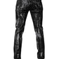 Multicolor Cotton Tie Dye Skinny Denim Jeans