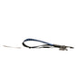 Blue Logo Polyester Silver Brass Holder Keychain Keyring