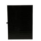 Elegant Black Leather Logo Plaque Holder Catalogue Case